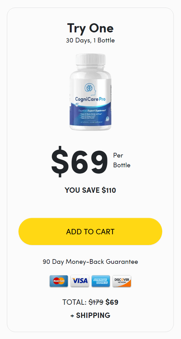 buy cognicare pro 1 bottle